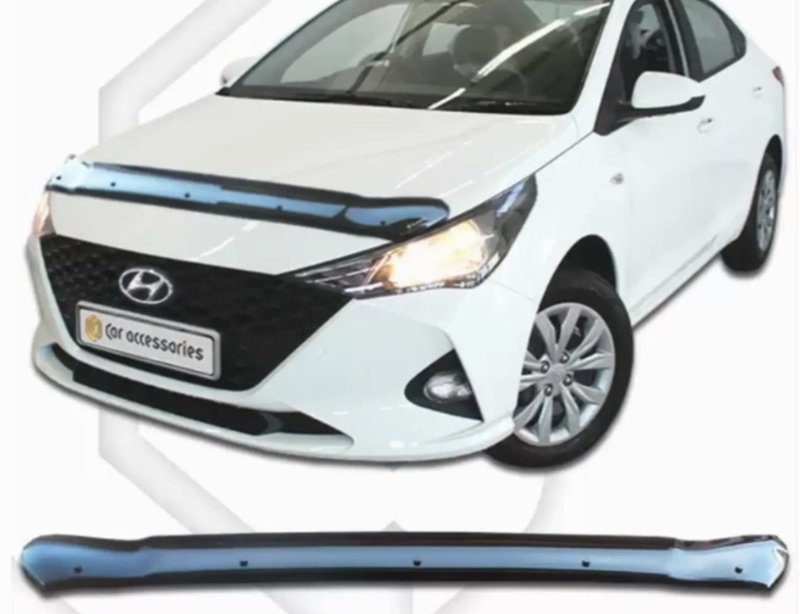 Спойлер капот Hyundai Solaris 2017